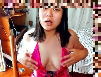 asiático, tetas-grandes, masturbación, pezones, mayor, orgasmo, amateur, japonés, regordeta, regordeta-chubby