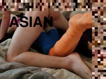 asiático, masturbación, hardcore, sadomasoquismo, trío, atada, marido, follando-fucking, fetichista, bondage