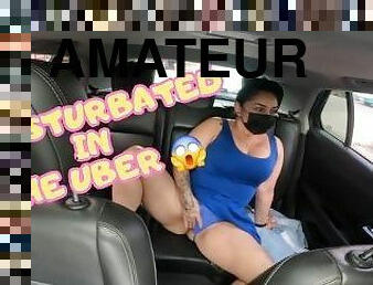 I couldn't stand it.!! I had to masturbate in the Uber ????