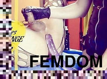 remmidildo, amatööri, anaali, dildo, femdom