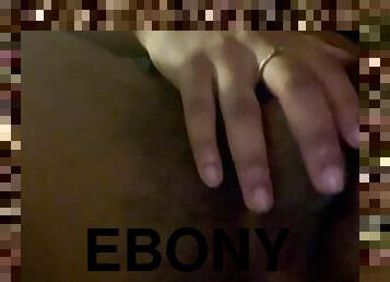 masturbation, chatte-pussy, amateur, ébène, black, doigtage, solo